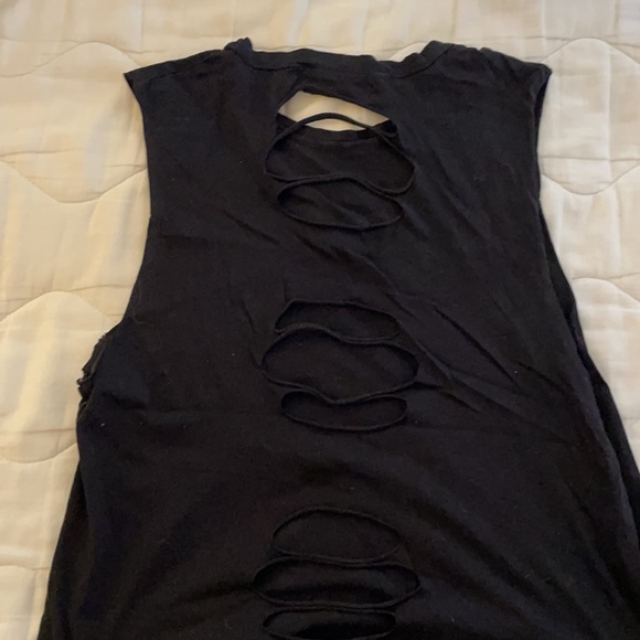 SoulCycle Tank, shredded back, EUC Sz Small - Picture 3 of 3